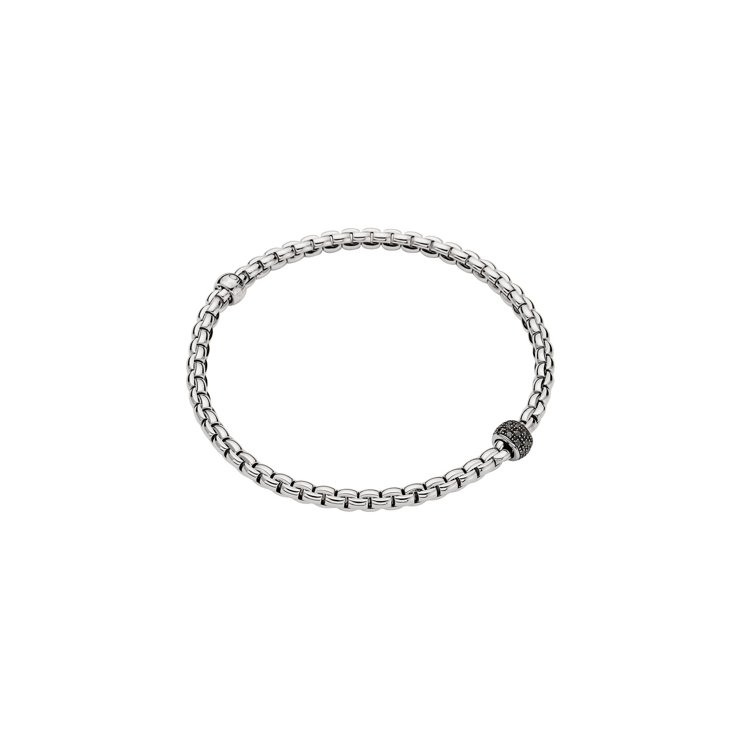 Fope Flex’it Bracelet With Black Diamonds