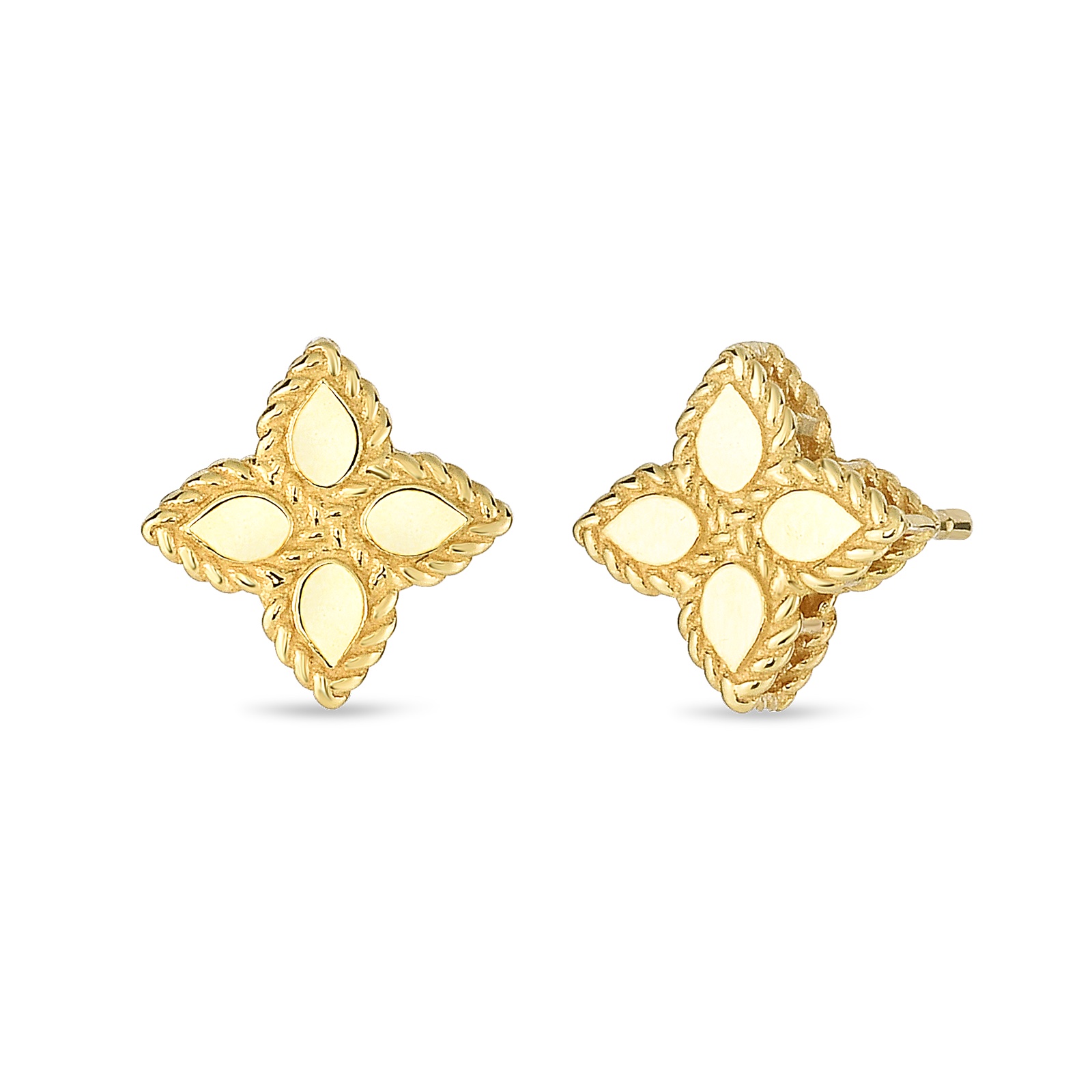 Roberto Coin Small Princess Flower Stud Earrings