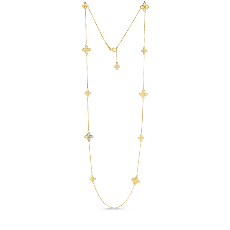 Princess Flower Stations Necklace