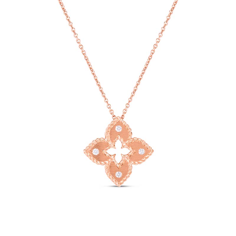 Roberto Coin Petite Venetian Princess Flower Necklace