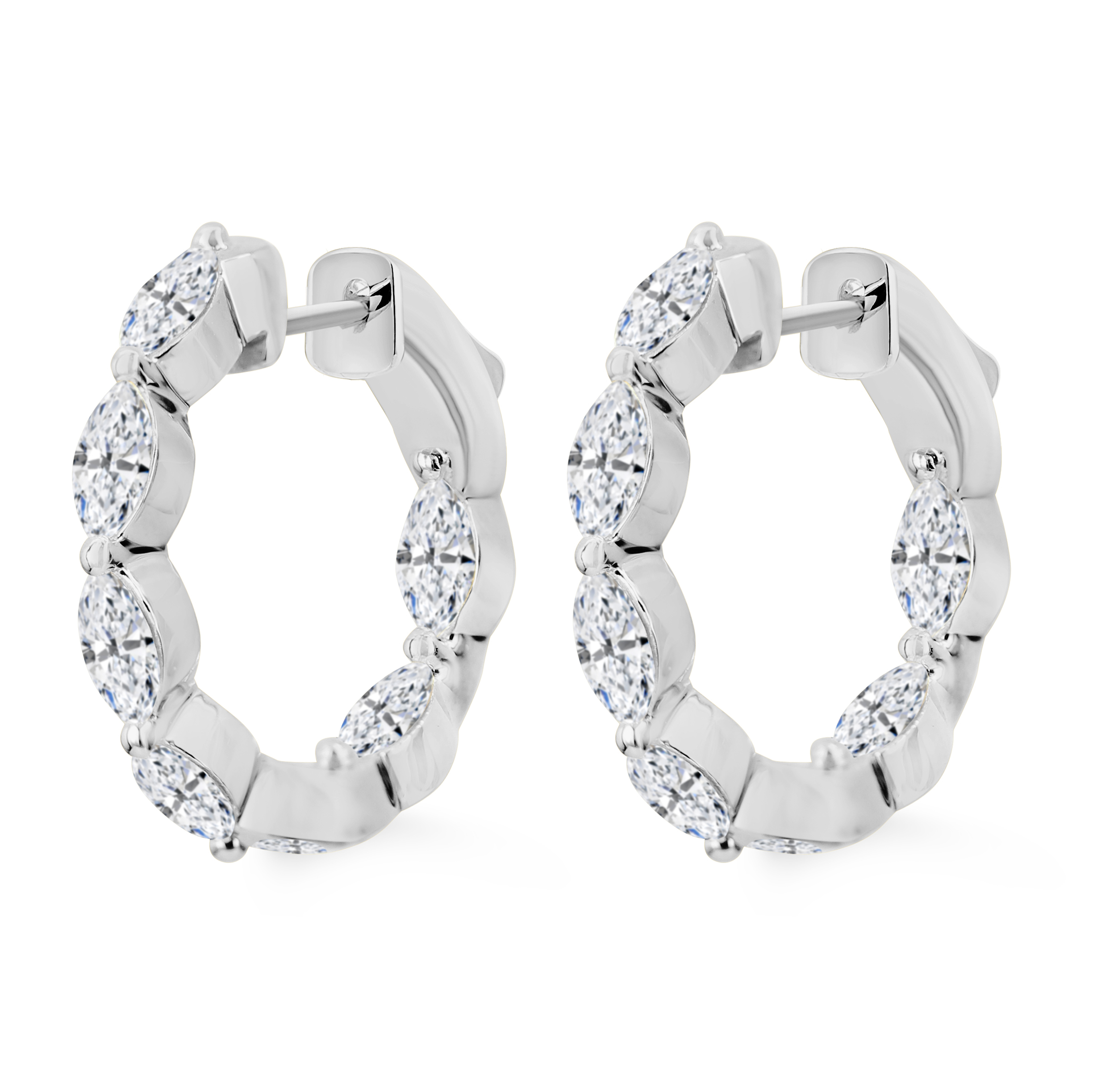 Marquee Diamond Hoops