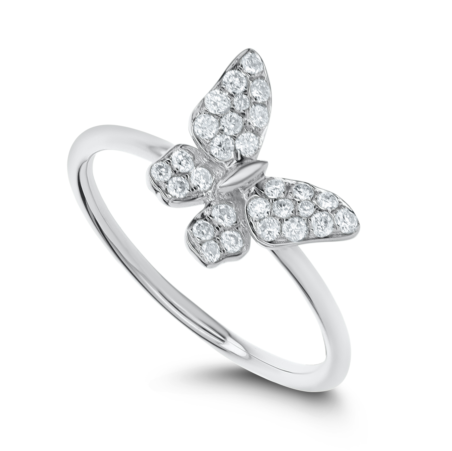 Buy Butterfly Gold Flexi Ring Online | CaratLane