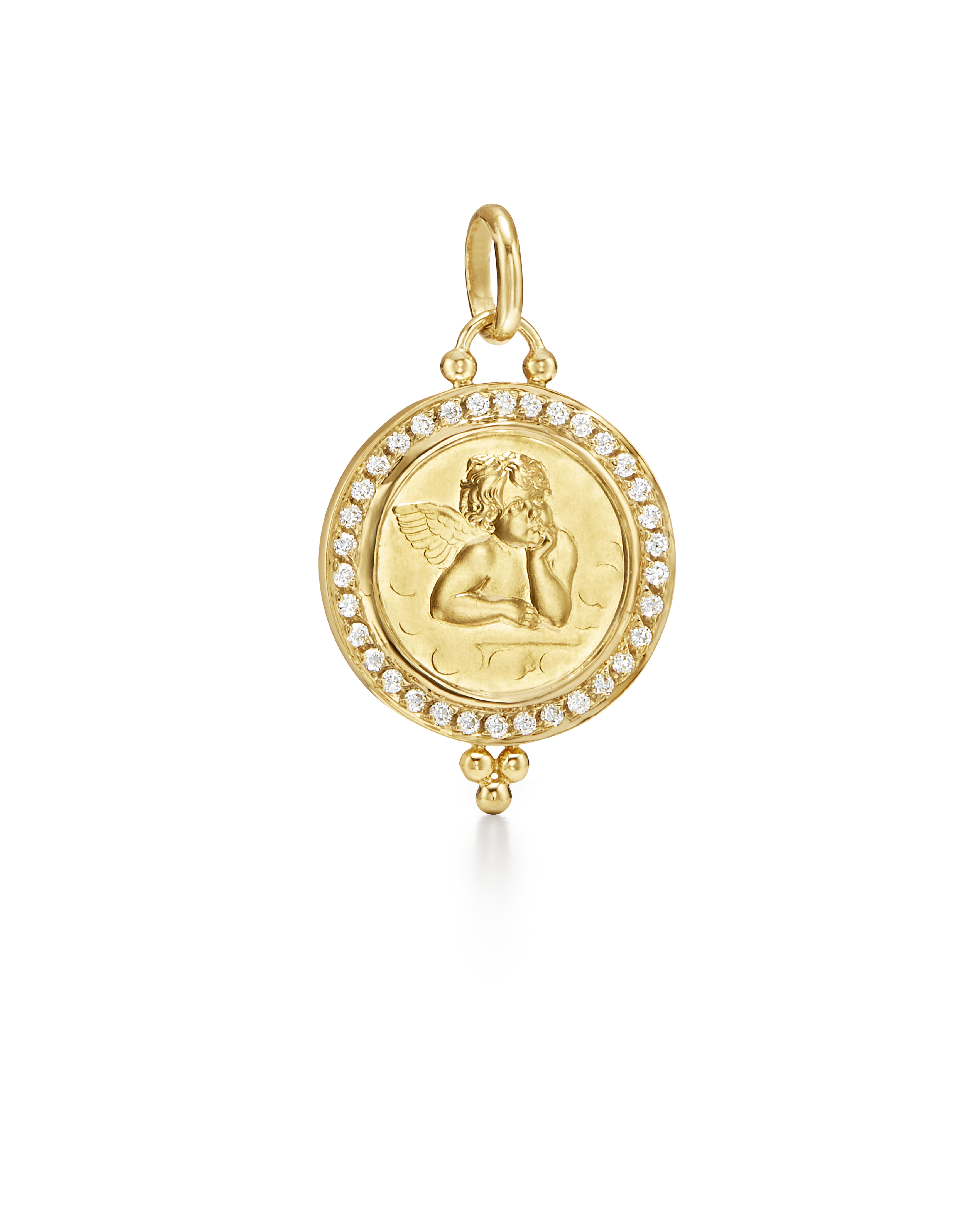 Temple St. Clair 18k Angel Pendant