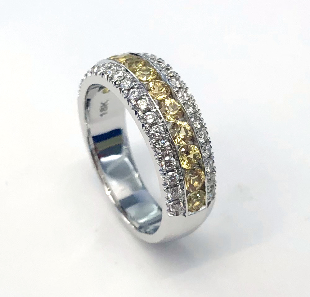 ETNBD03039 Diamond Wedding Eternity Band Shared Prong Setting in