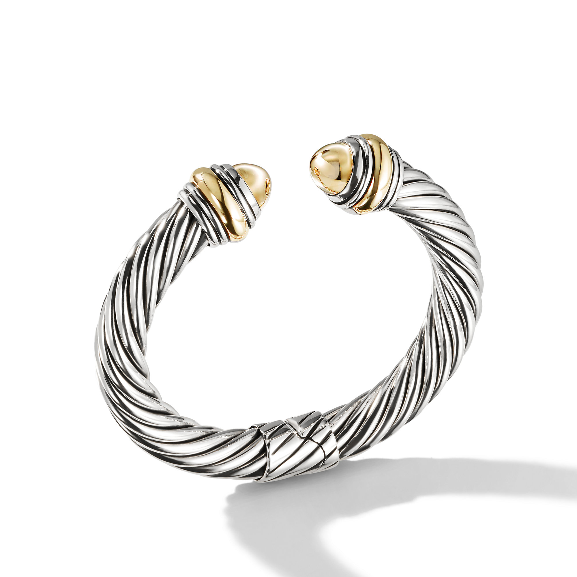 Cable Classics Collection® Bracelet with Bonded Yellow Gold and 14K Gold