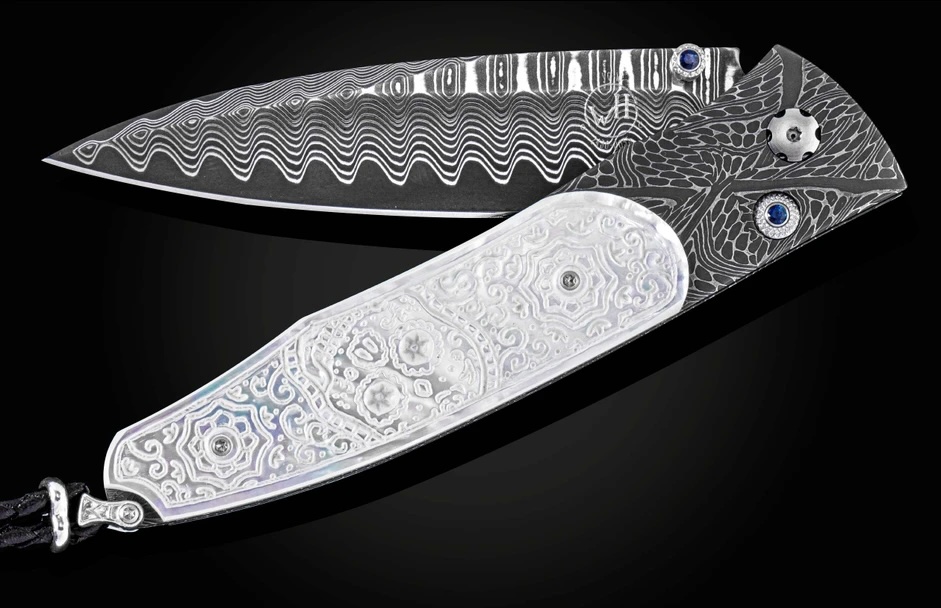 William Henry Sugar Skull Pocket Knife 