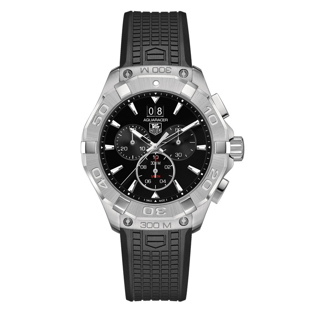 Aquaracer 300M Steel Bezel Quartz Chronograph