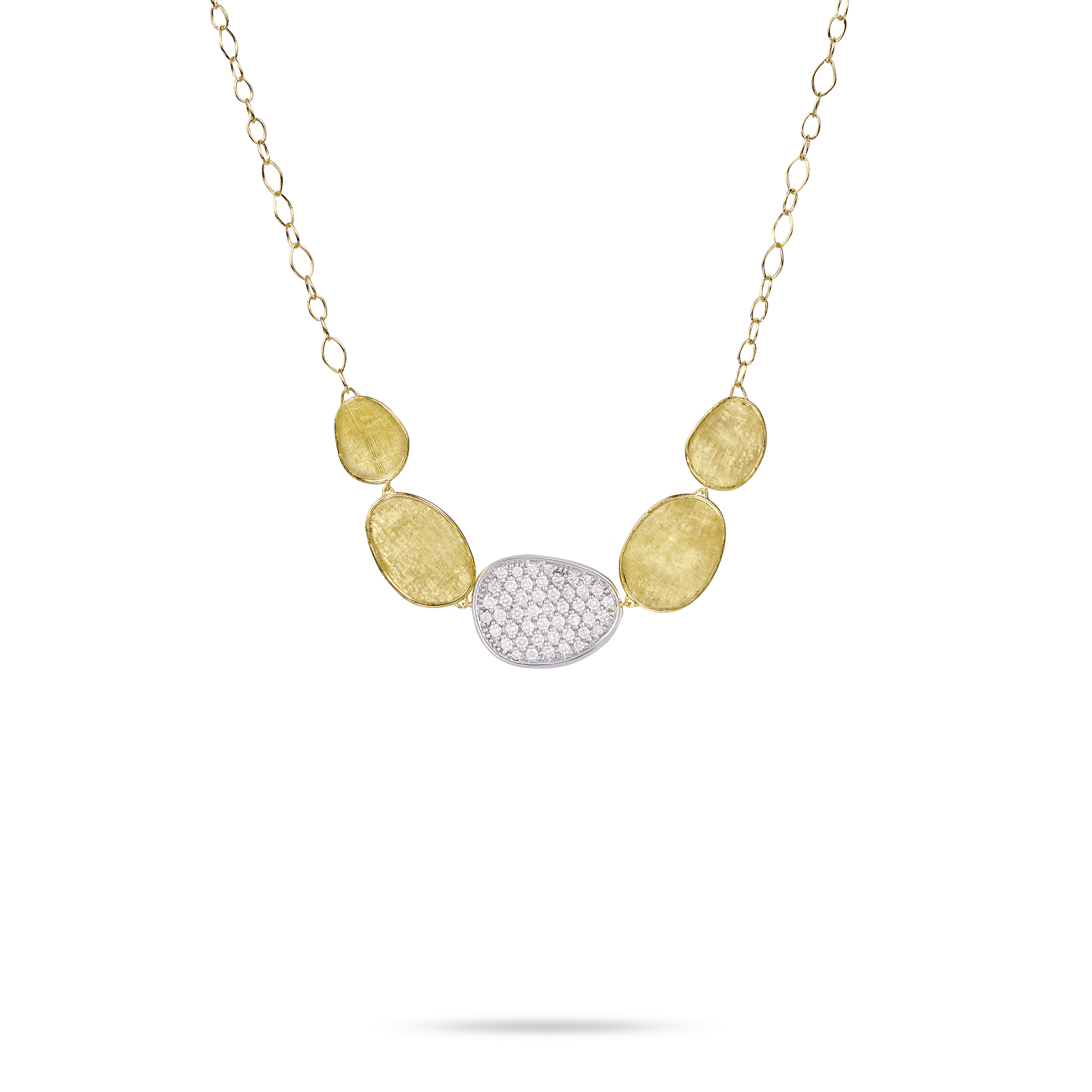 Marco Bicego 18k Yellow Gold Lunaria Collection Necklace 