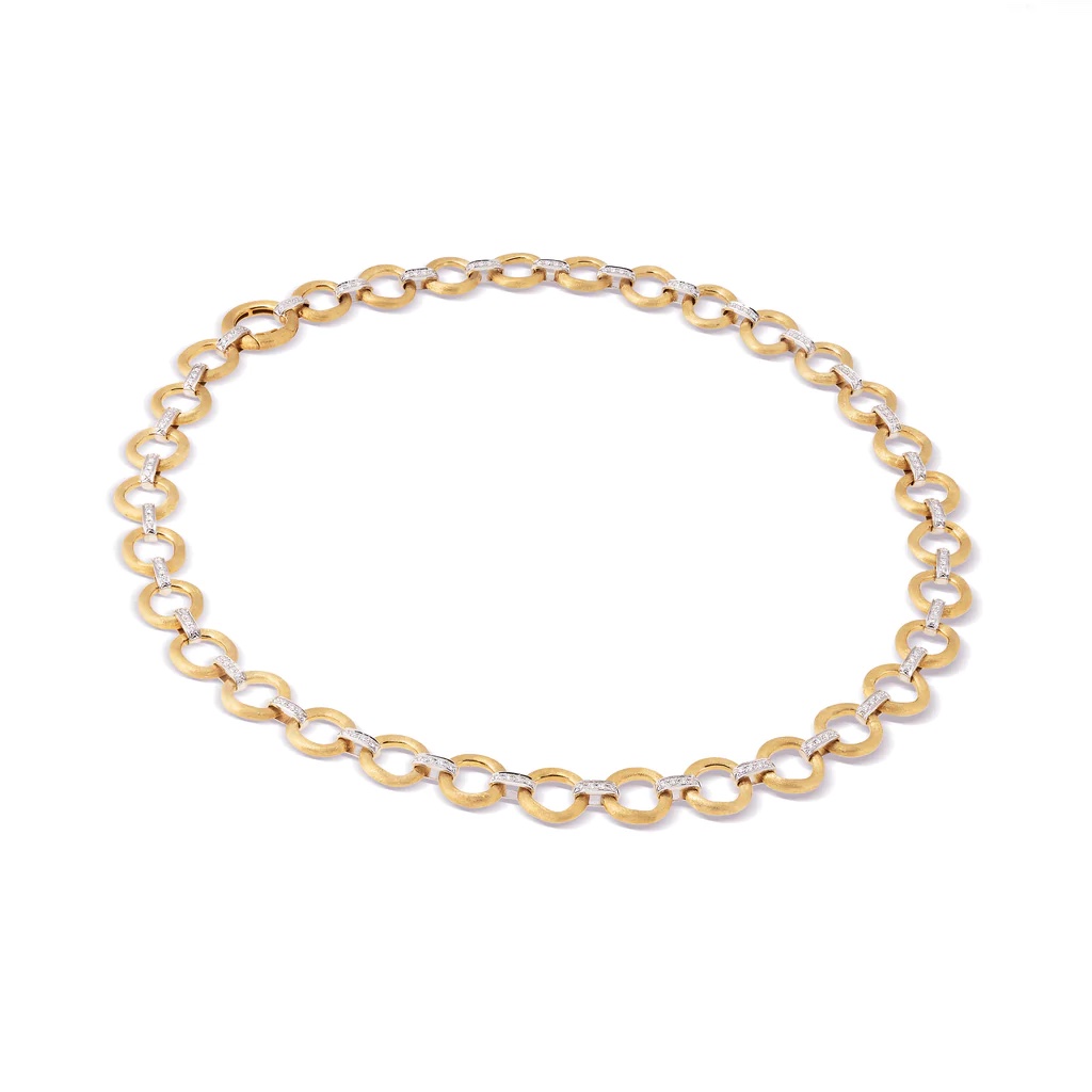 Marco Bicego 18k Yellow & Wite Gold Jaipur Diamond Necklace  