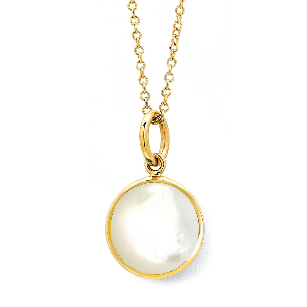 SYNA Mother of Pearl Chakra Charm Pendant
