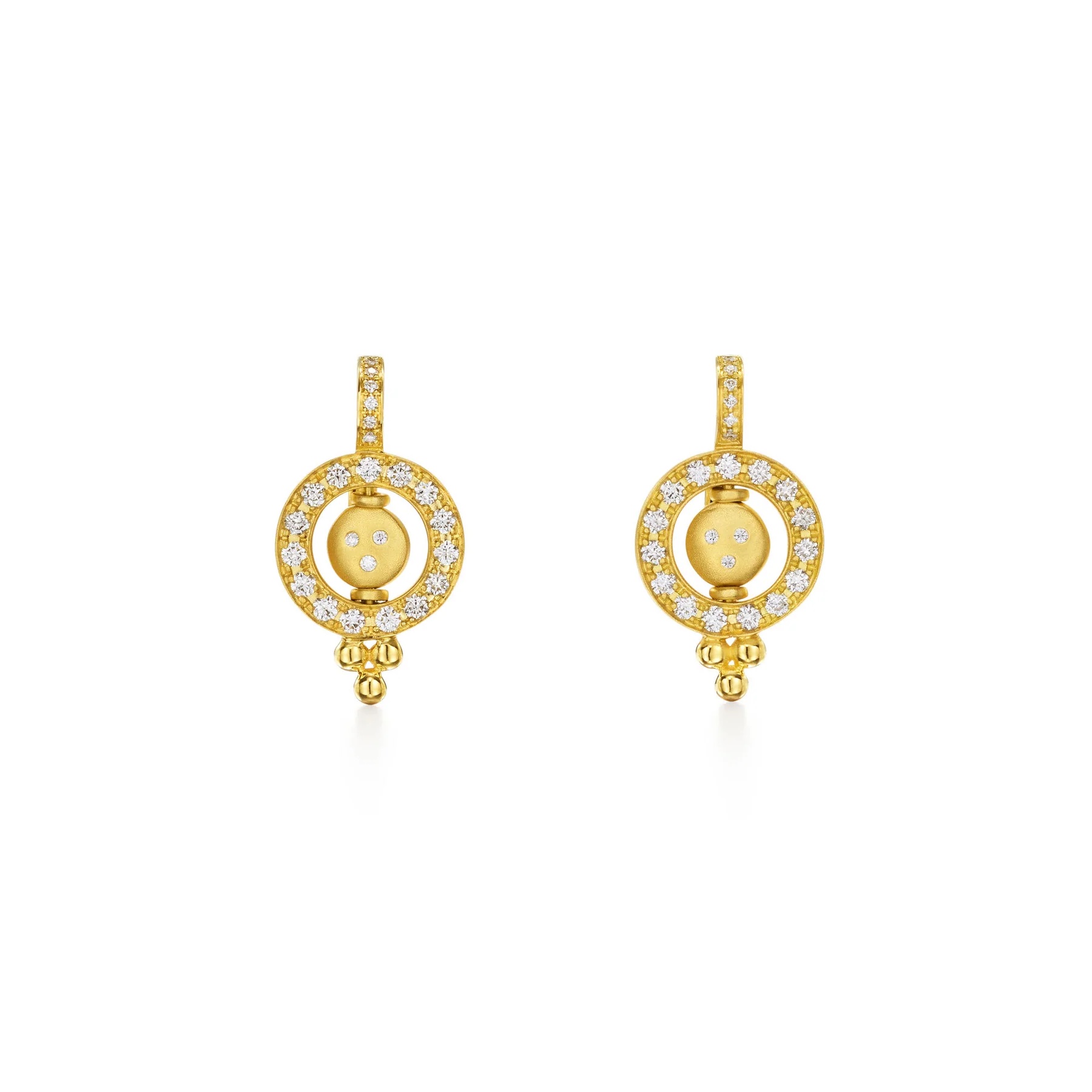 Matte Gold Copper And Brass Jhumki Temple Earring at best price in Mumbai