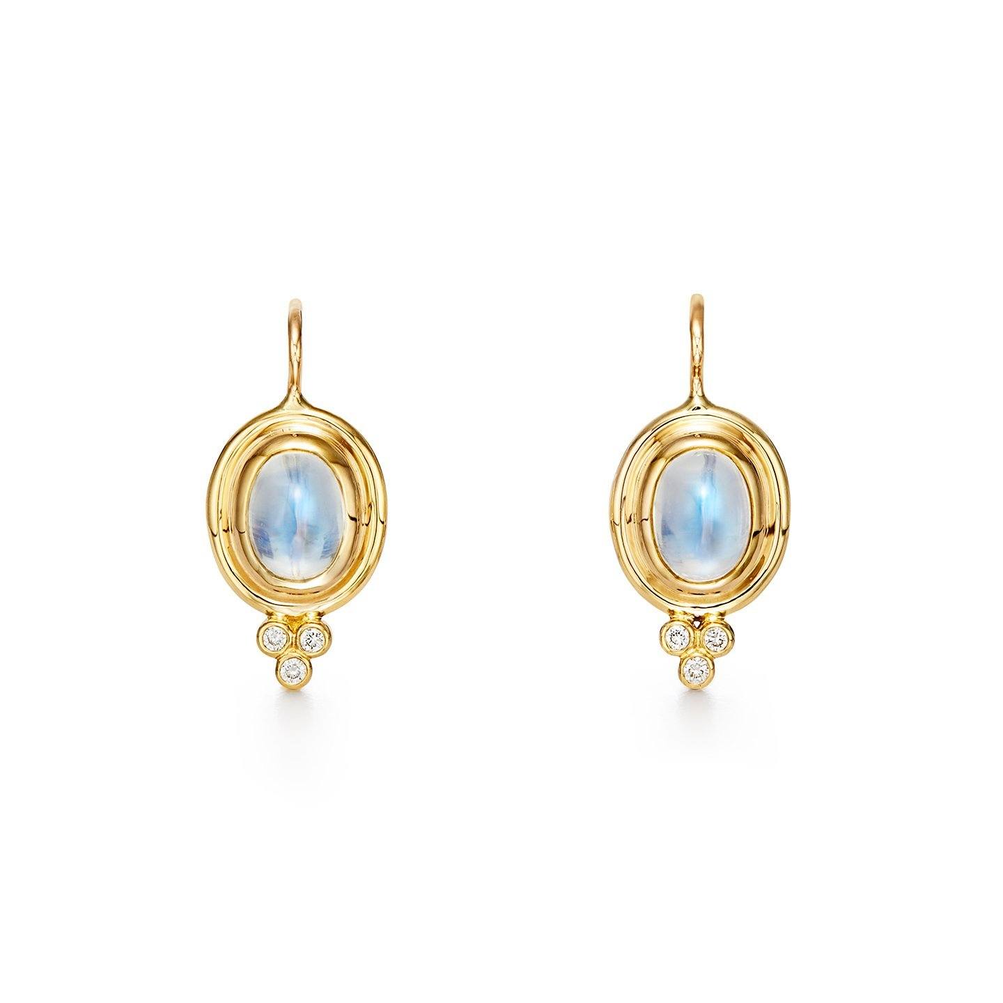 Temple St. Clair 18k Classic Temple Earrings 