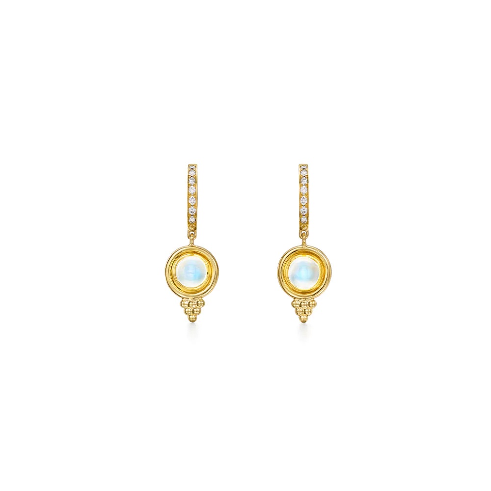 Temple St. Clair 18k Classic Temple Earrings 