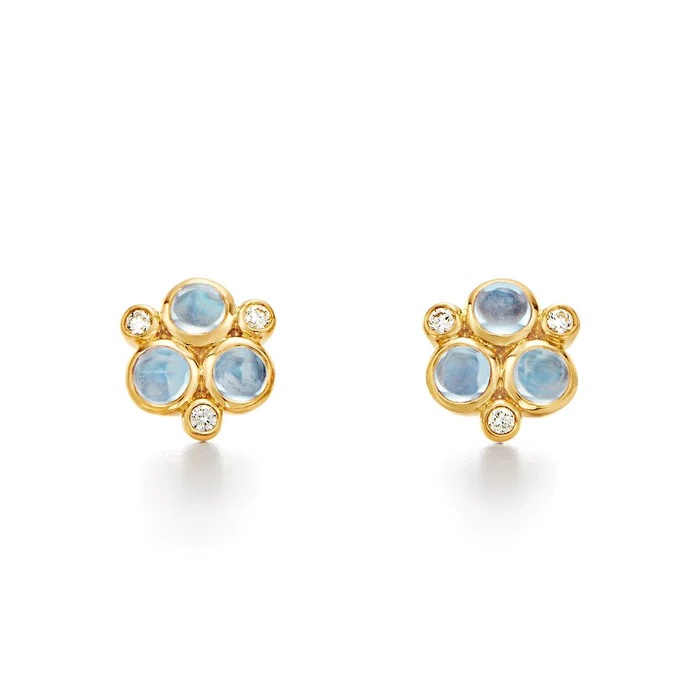 Temple St. Clair 18k Classic Trio Earrings 