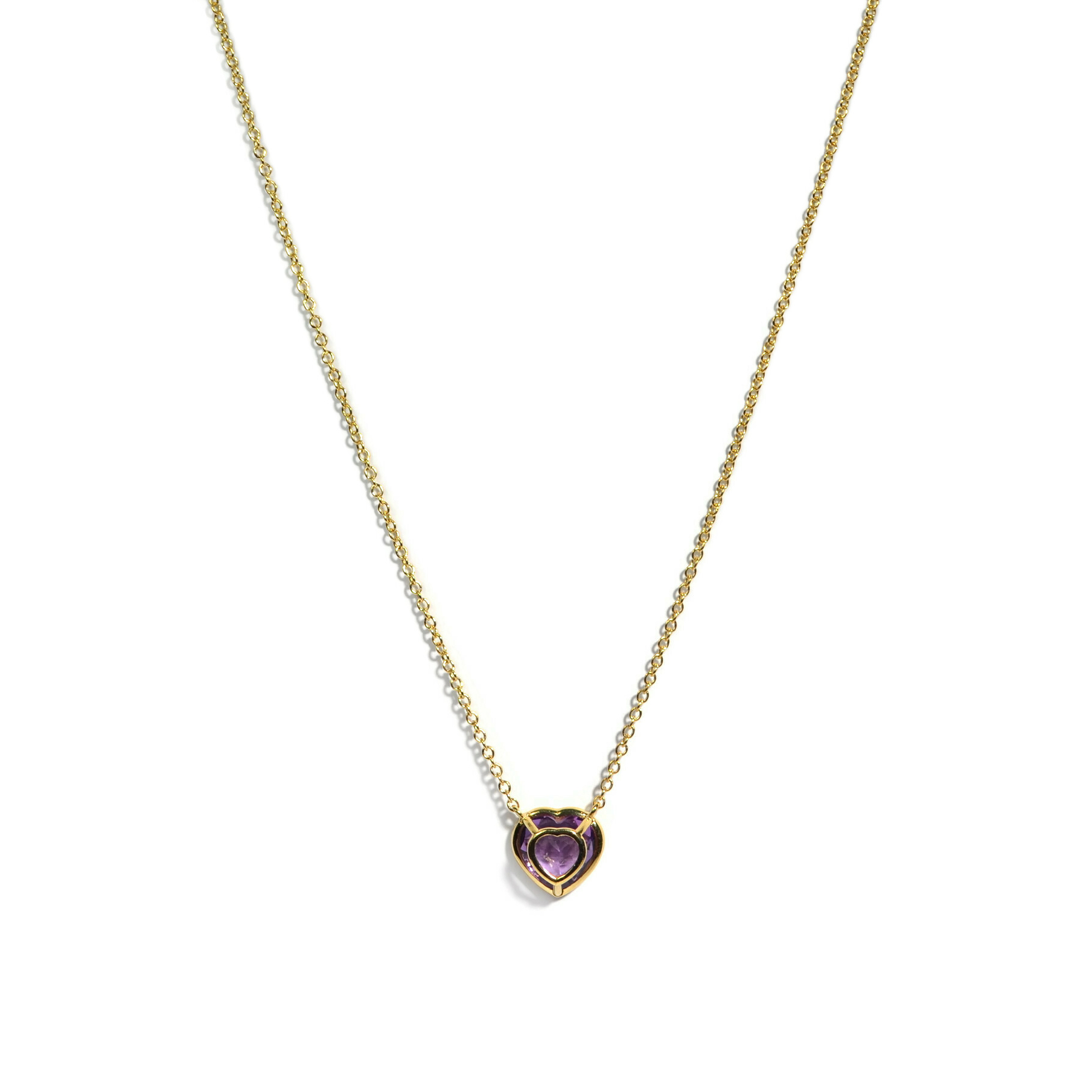 A & Furst Amethyst Pendant Necklace 