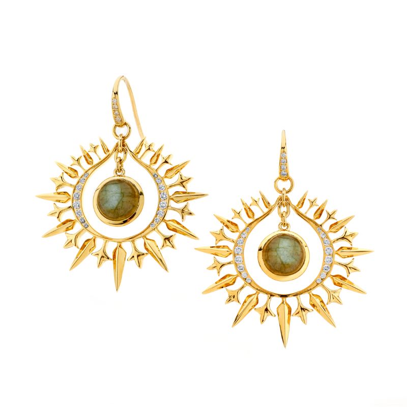 SYNA Labradorite Earrings