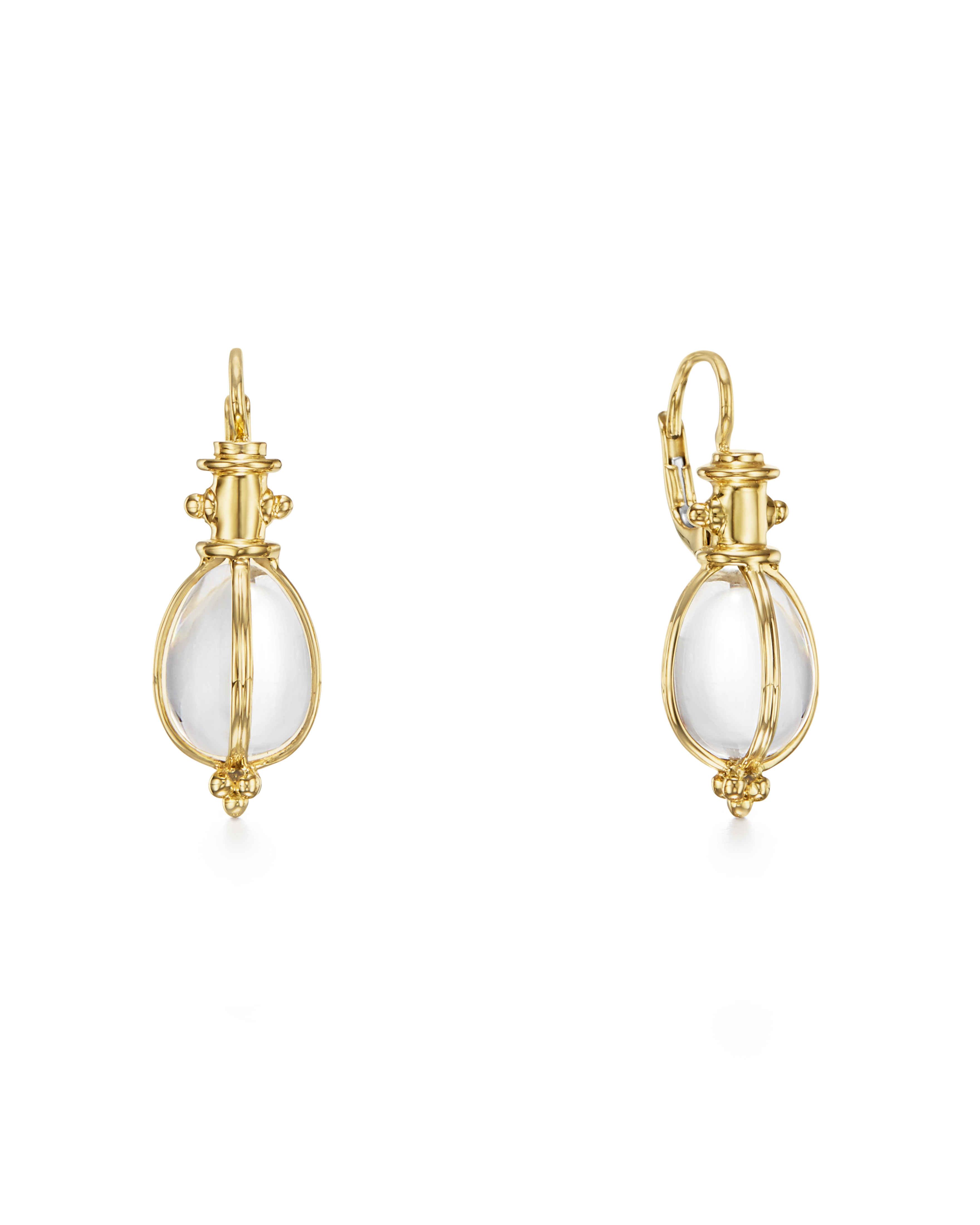Temple St. Clair 18k Classic Amulet Earrings 