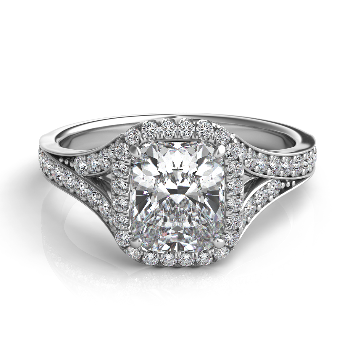 Platinum Diamond Engagement Ring  