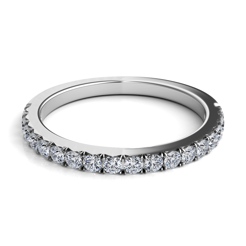 Platinum Pave Diamond Band