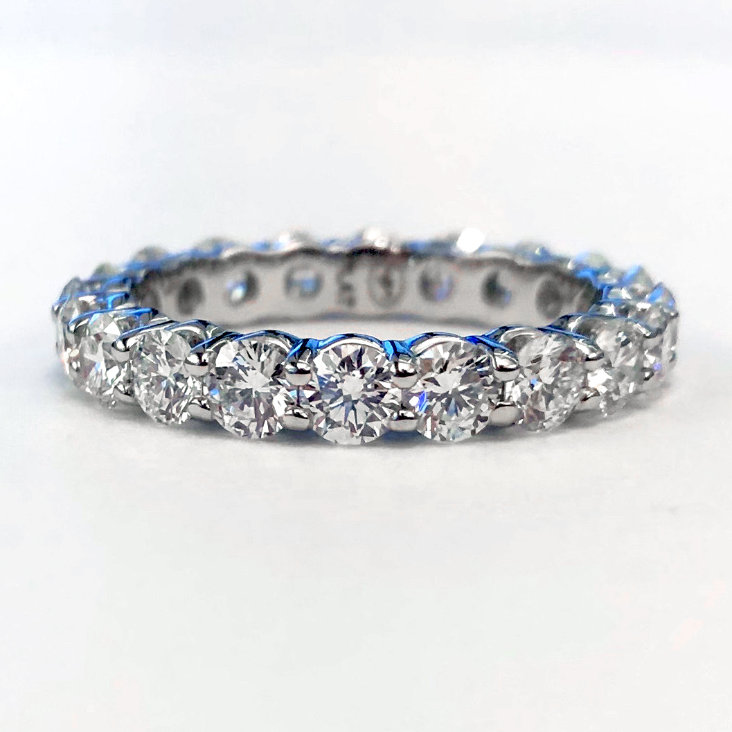 A Platinum Diamond Eternity Wedding Band