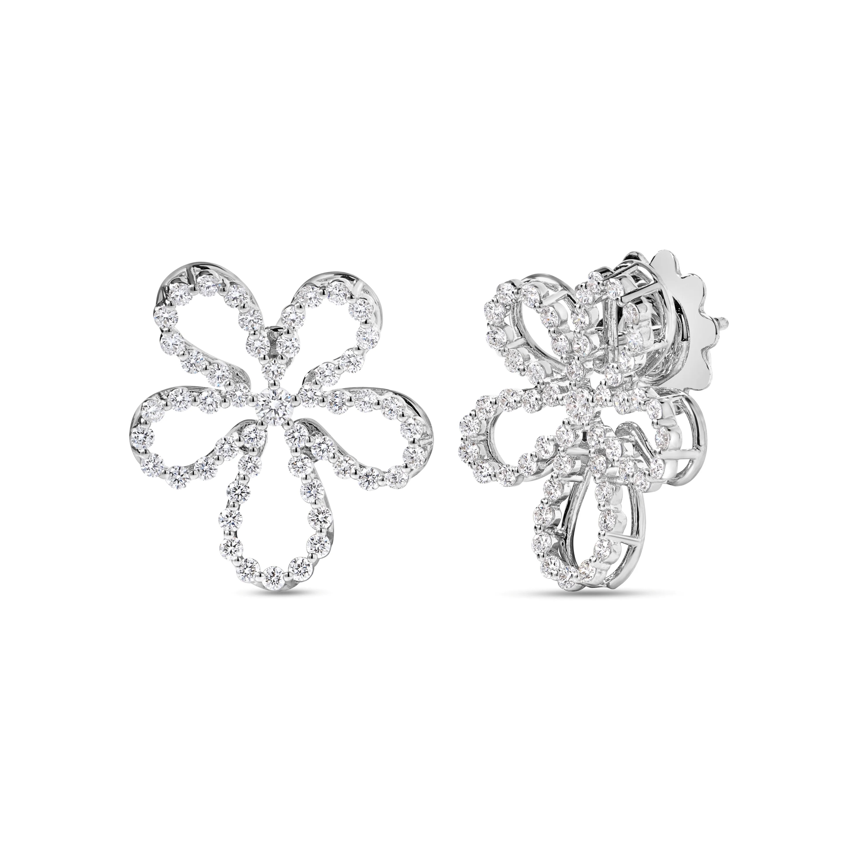 Jasmine Outline Flower Studs
