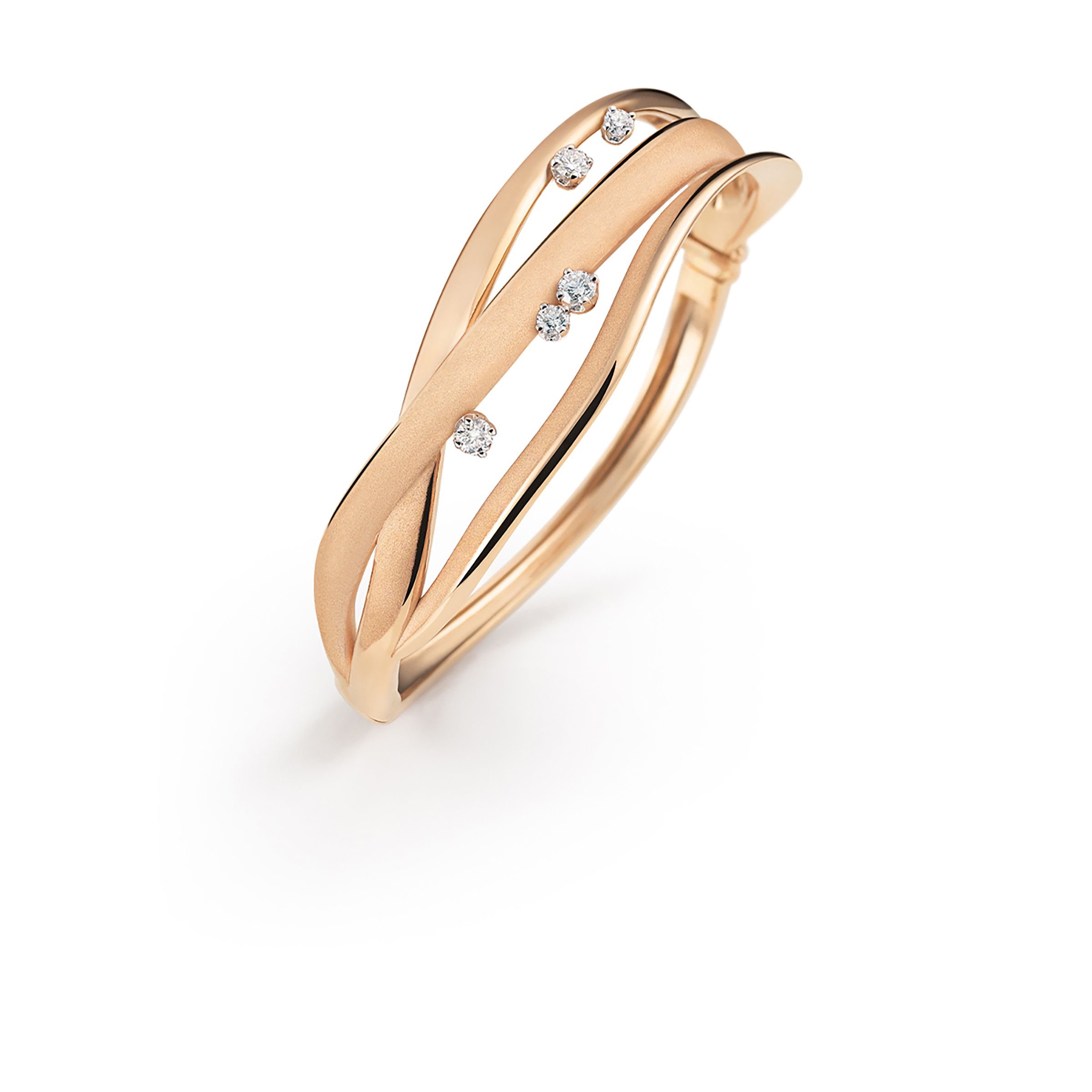 Firenze Apricot Orange Gold Bangle