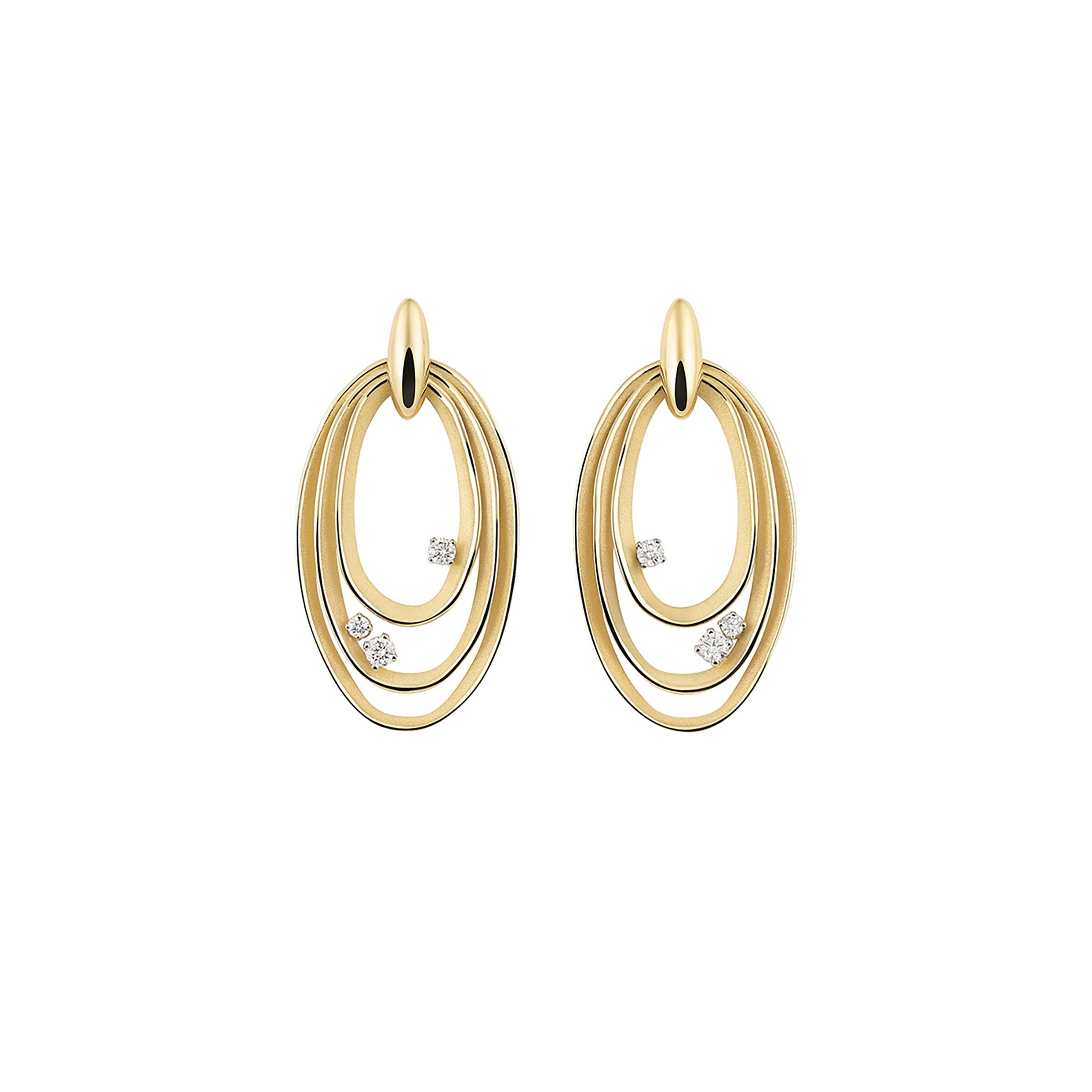 Sunrise Yellow Dune Chic Earrings