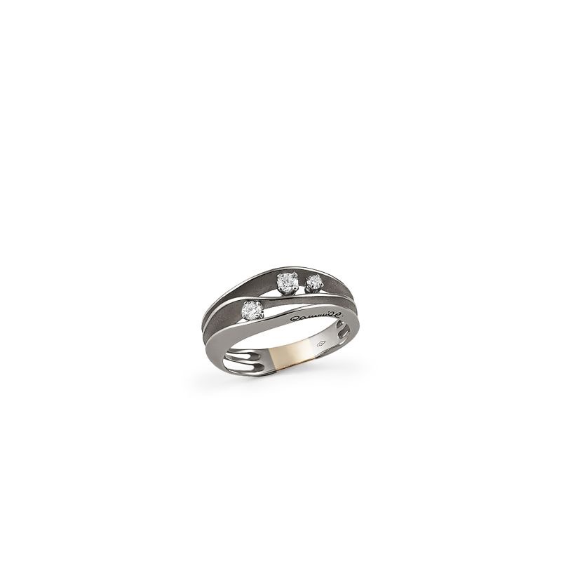Black Lava Dune Ring