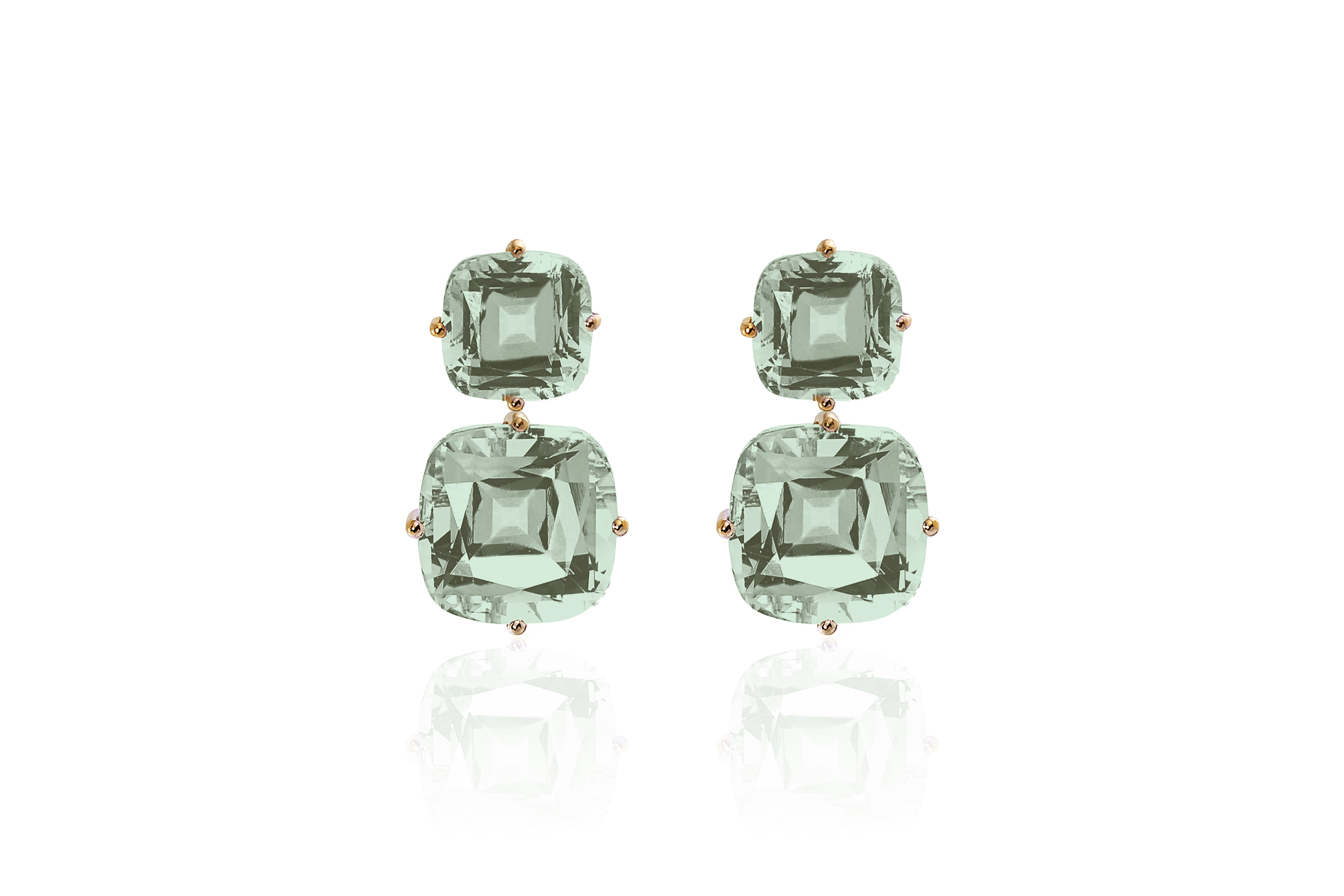 Prasiolite Gossip Earrings
