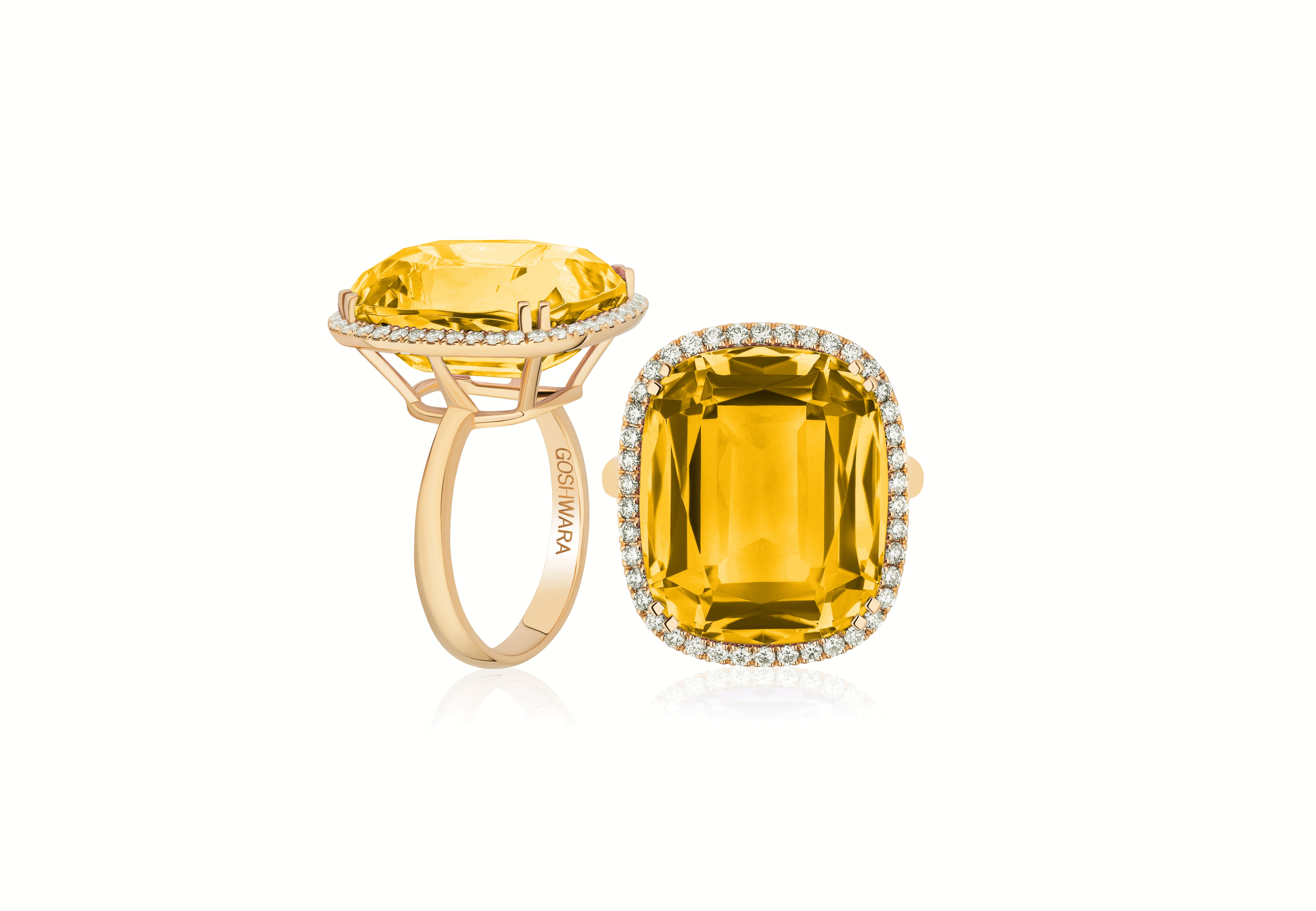 Citrine Gossip Ring
