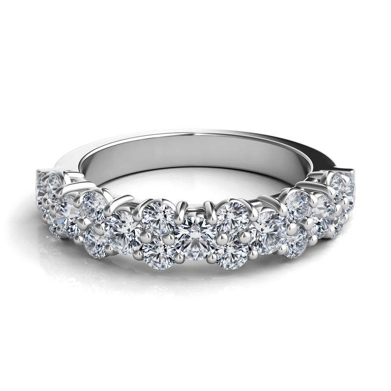 Platinum Diamond Wedding Band