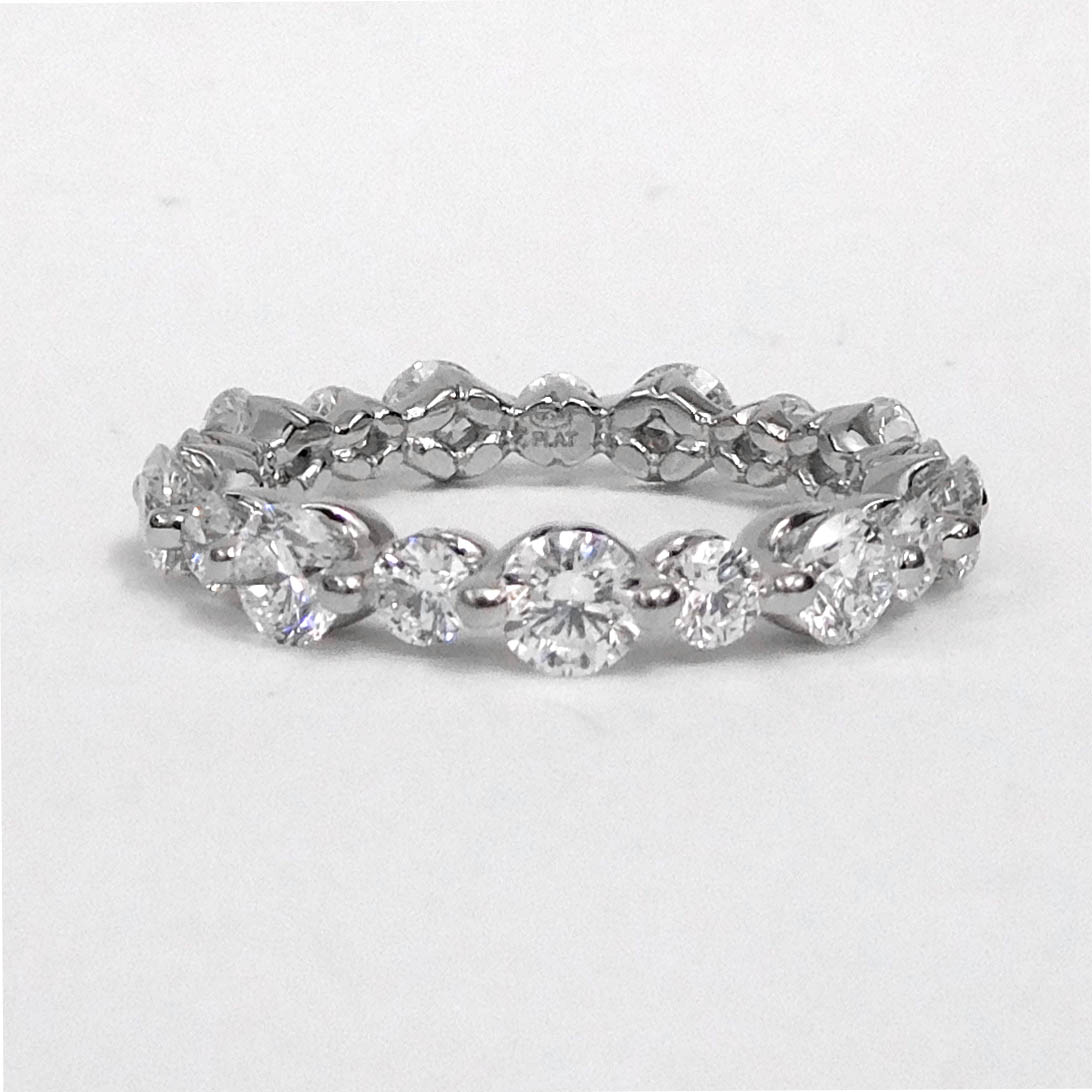 A Platinum Diamond Eternity Band  