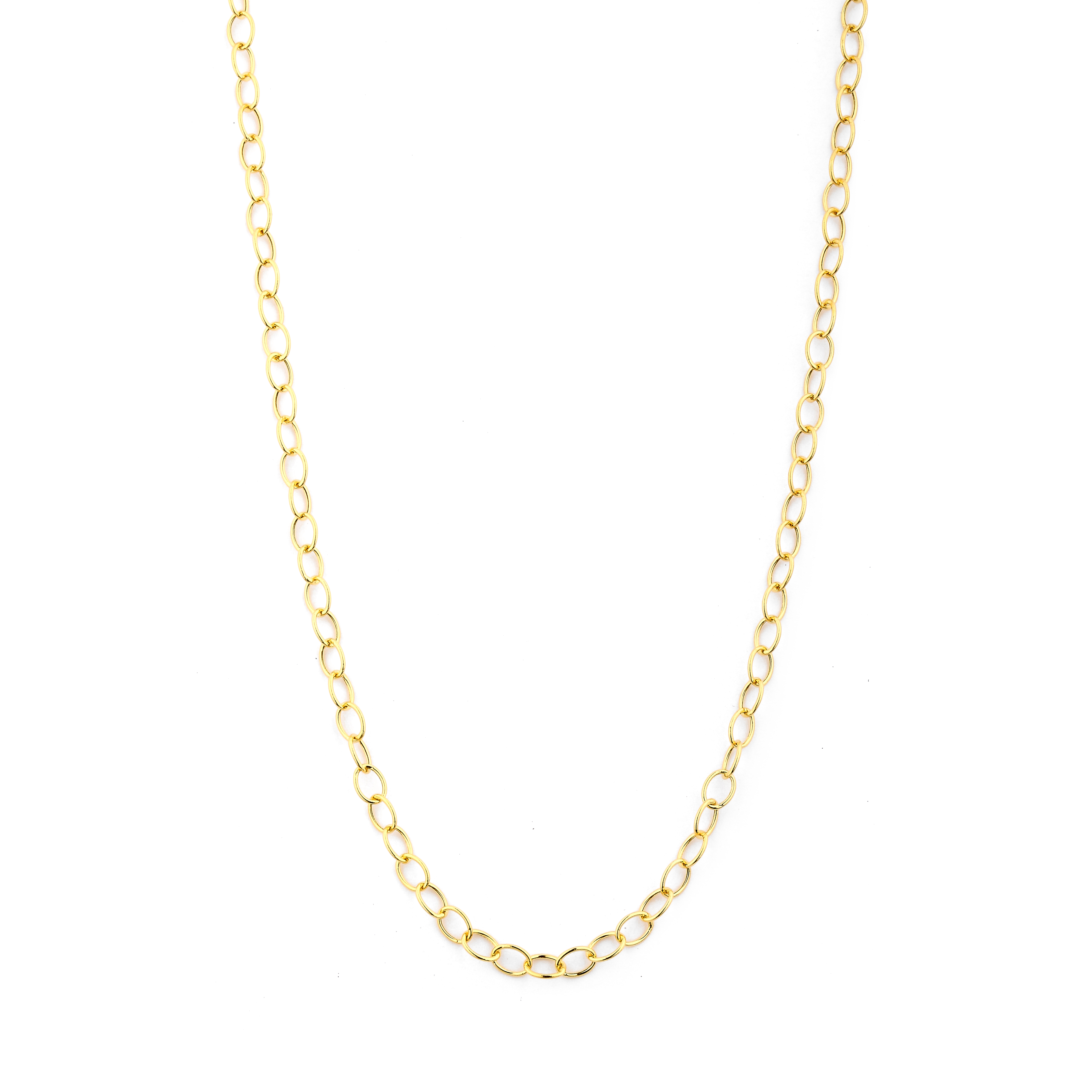 SYNA 18k Yellow Gold Medium Link Chain