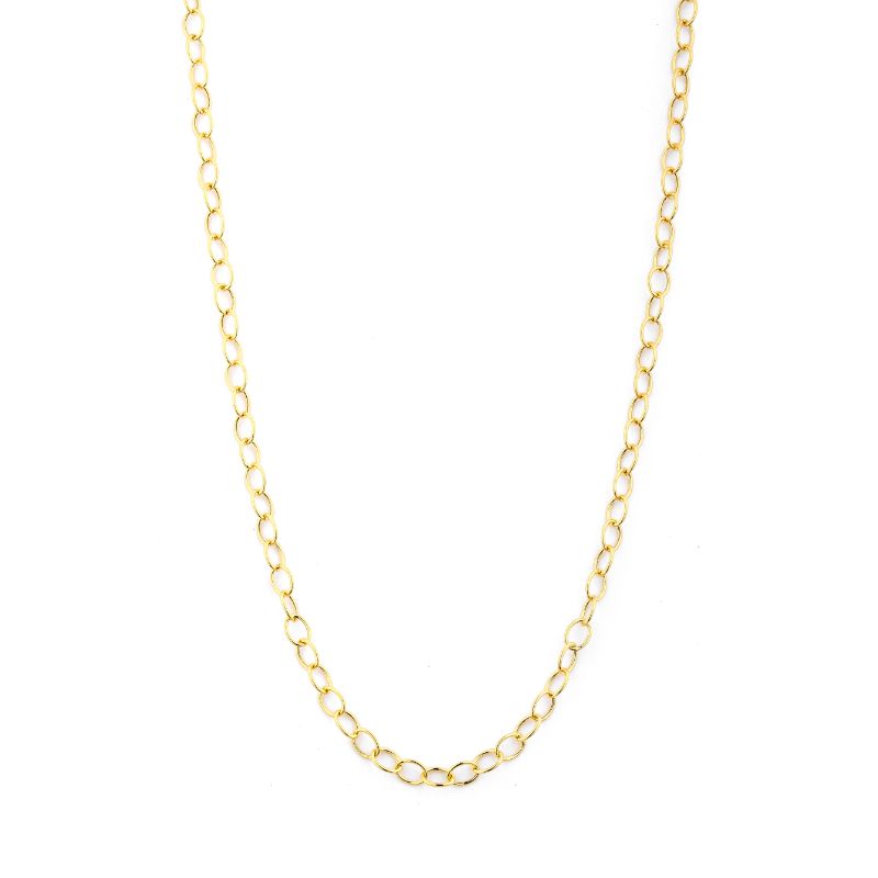 SYNA 30IN 18K Yellow Gold Medium Link Chain