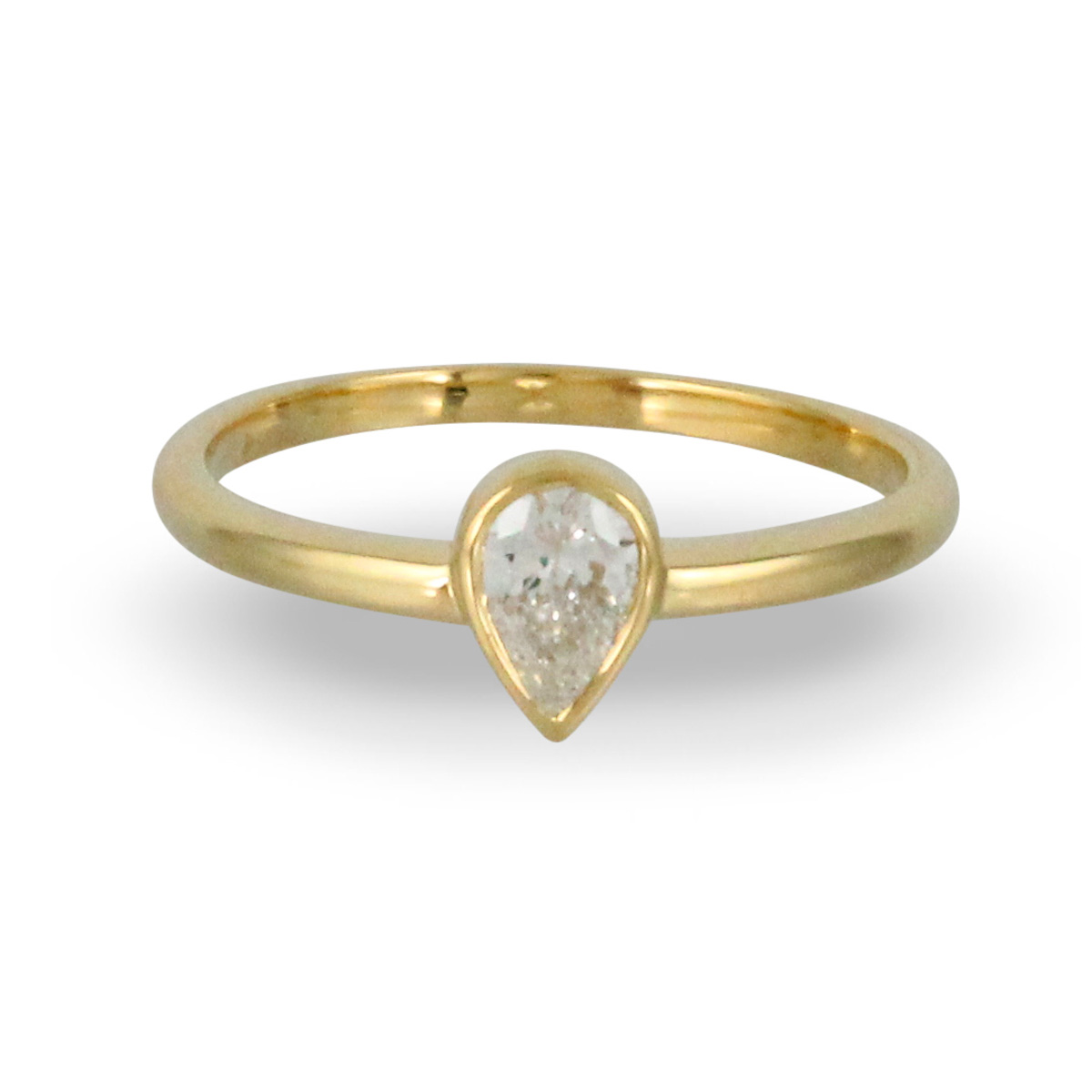 Doves 18k Yellow Gold Diamond Ring