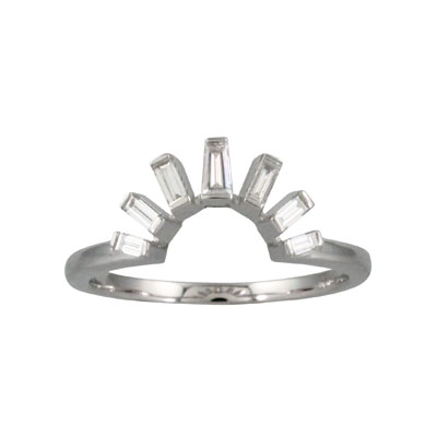 Doves 18k White Gold Diamond Band