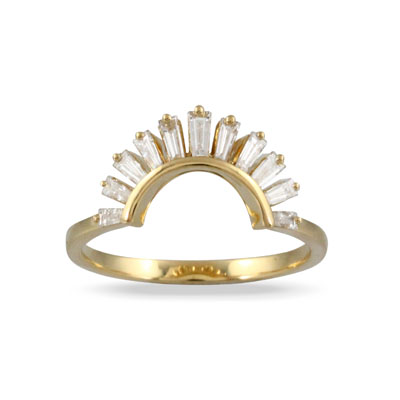 Doves 18k Yellow Gold Diamond Band