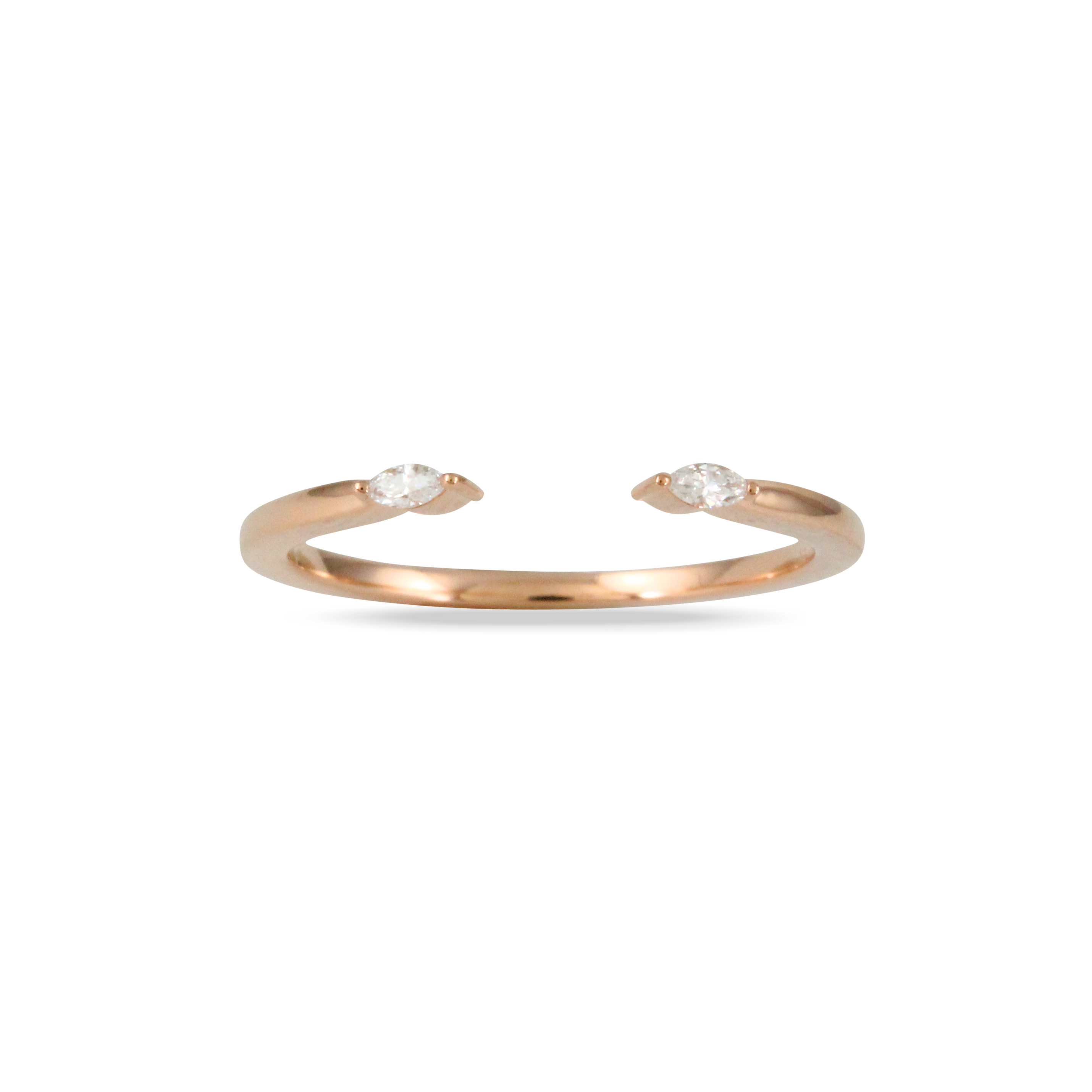 Doves 18k White Gold Diamond Band 