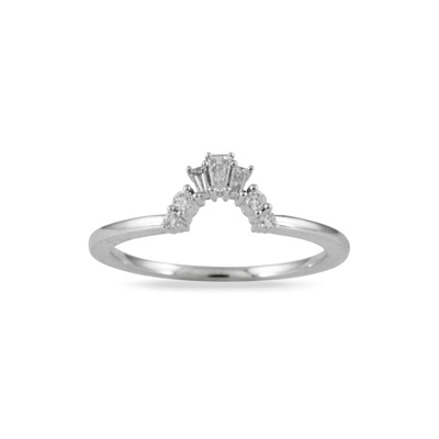 Doves 18k White Gold Diamond Band