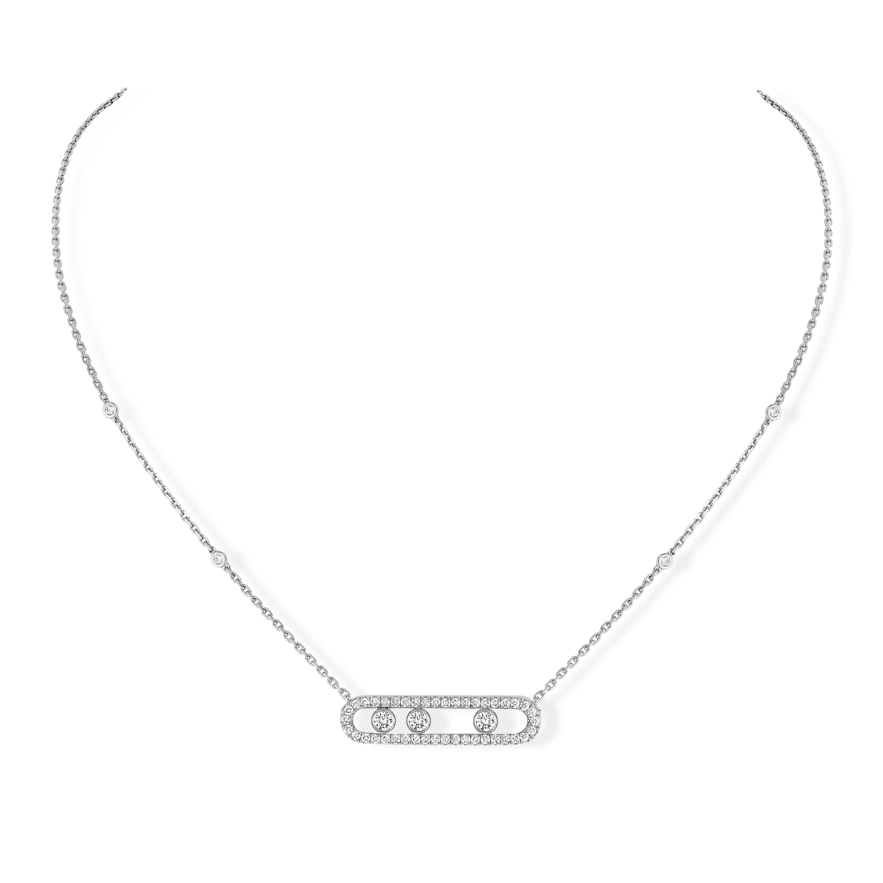 Move Pave Necklace 