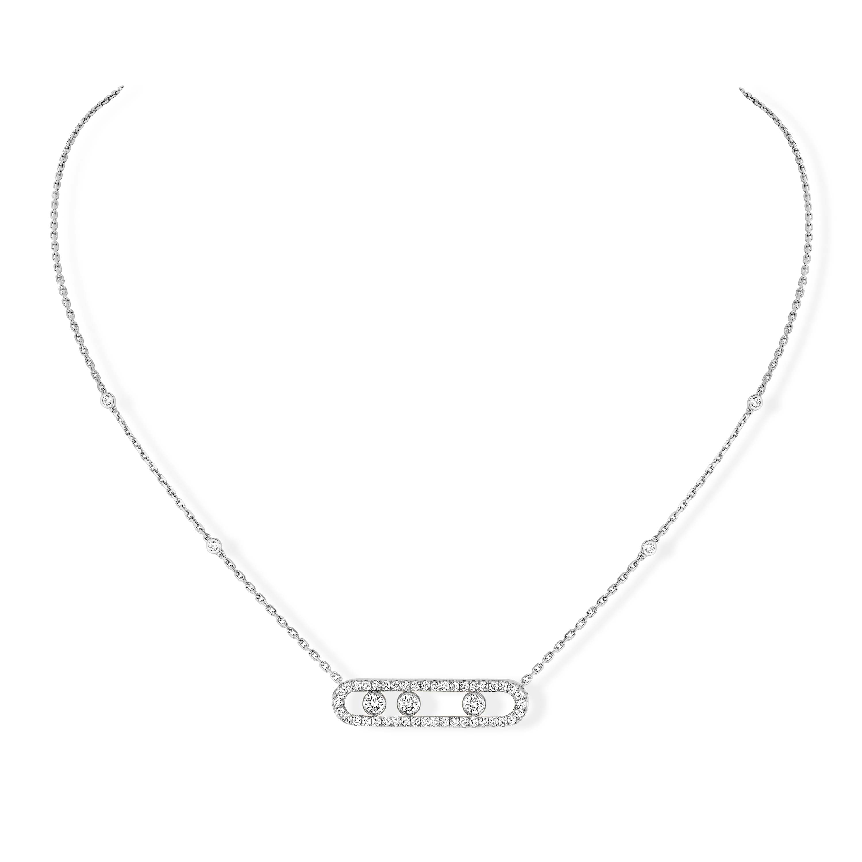 Move Pave Necklace 