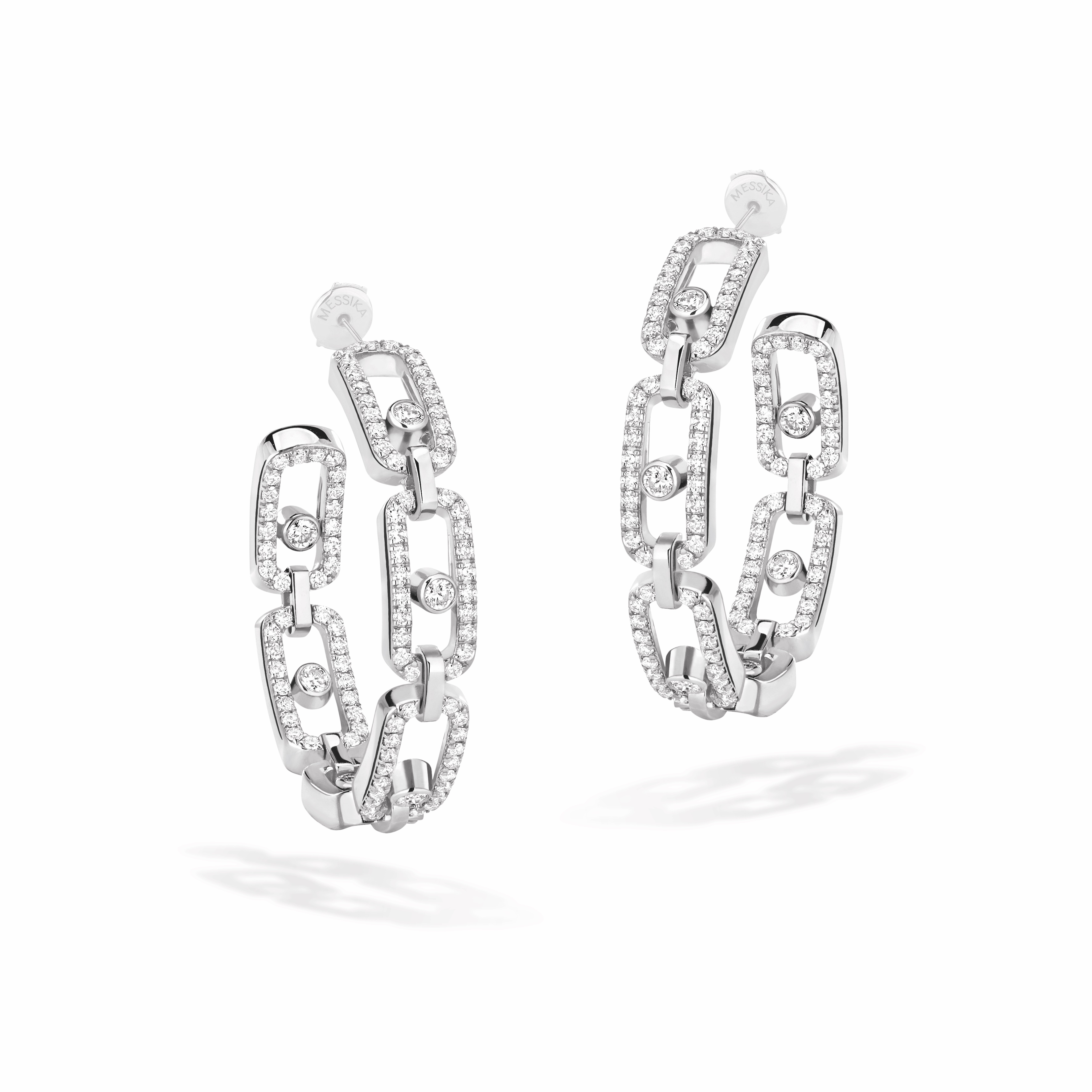 Creoles Move Link Hoop Earrings