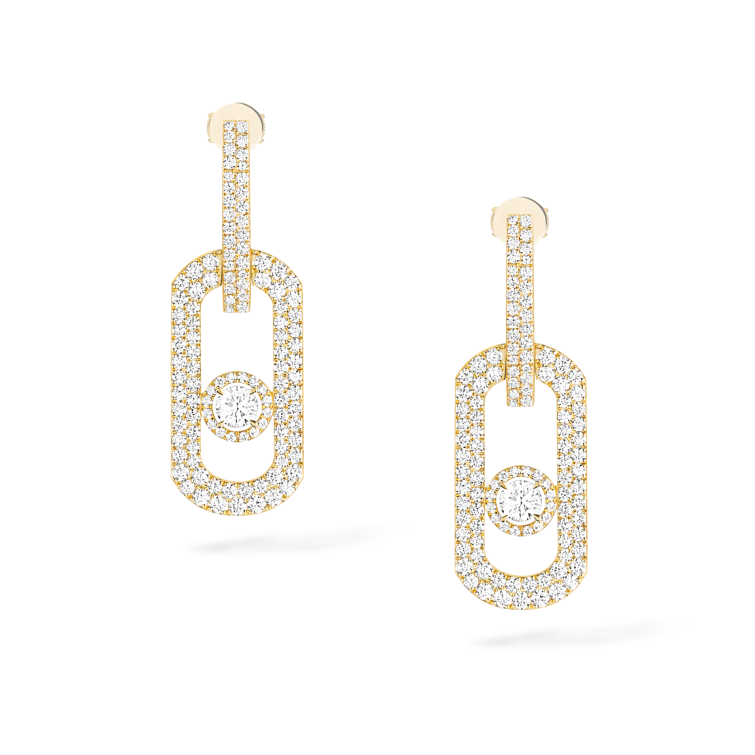 Move Citizen Xl Pave Pendant Earrings