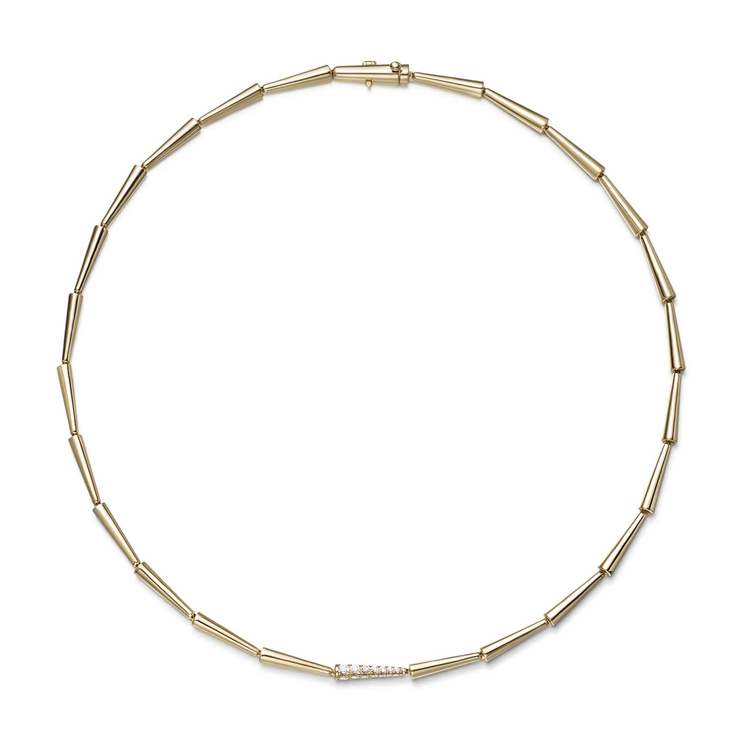 Melissa Kaye 18k Yellow Gold Lola Linked Necklace