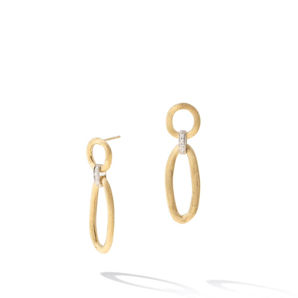 Marco Bicego 18k Yellow & White Gold Jaipur Diamond Earrings