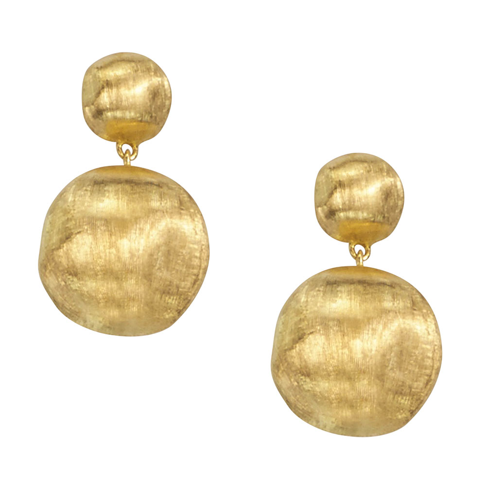 Marco Bicego 18K Yellow Gold Africa Collection Earrings.