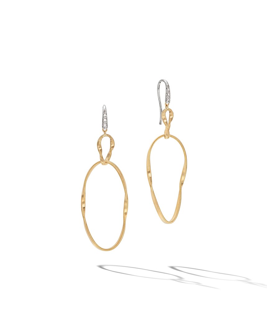 Marco Bicego 18k Yellow Gold Marrakech Onde Collection Earrings