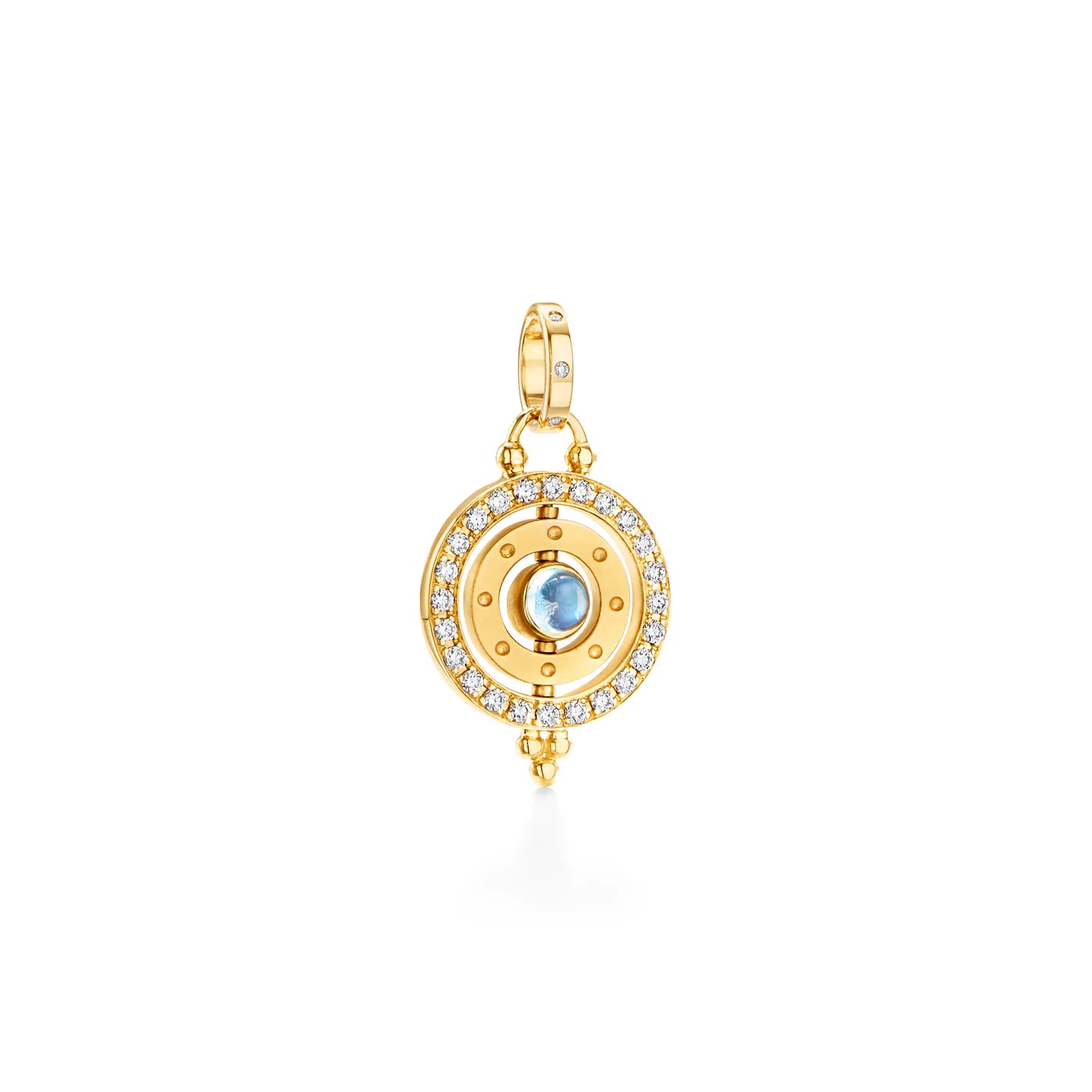 Temple St. Clair 18k Diamond Triple Orbit Pendant 