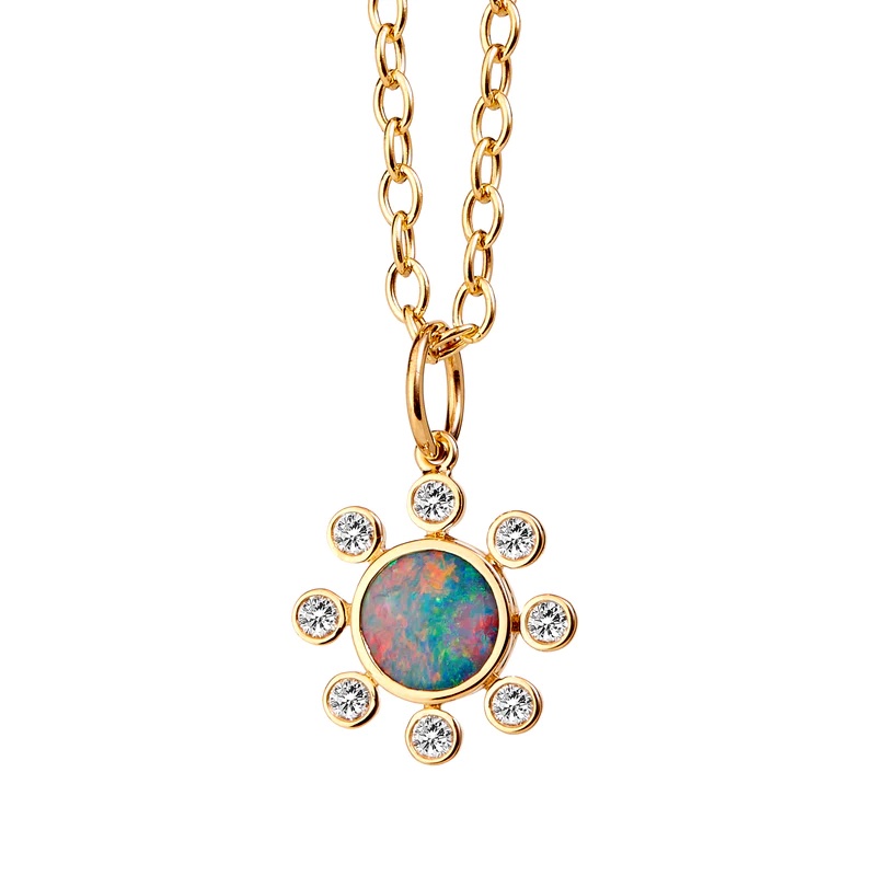 Syna 18k Cosmic Diamond Pendant 