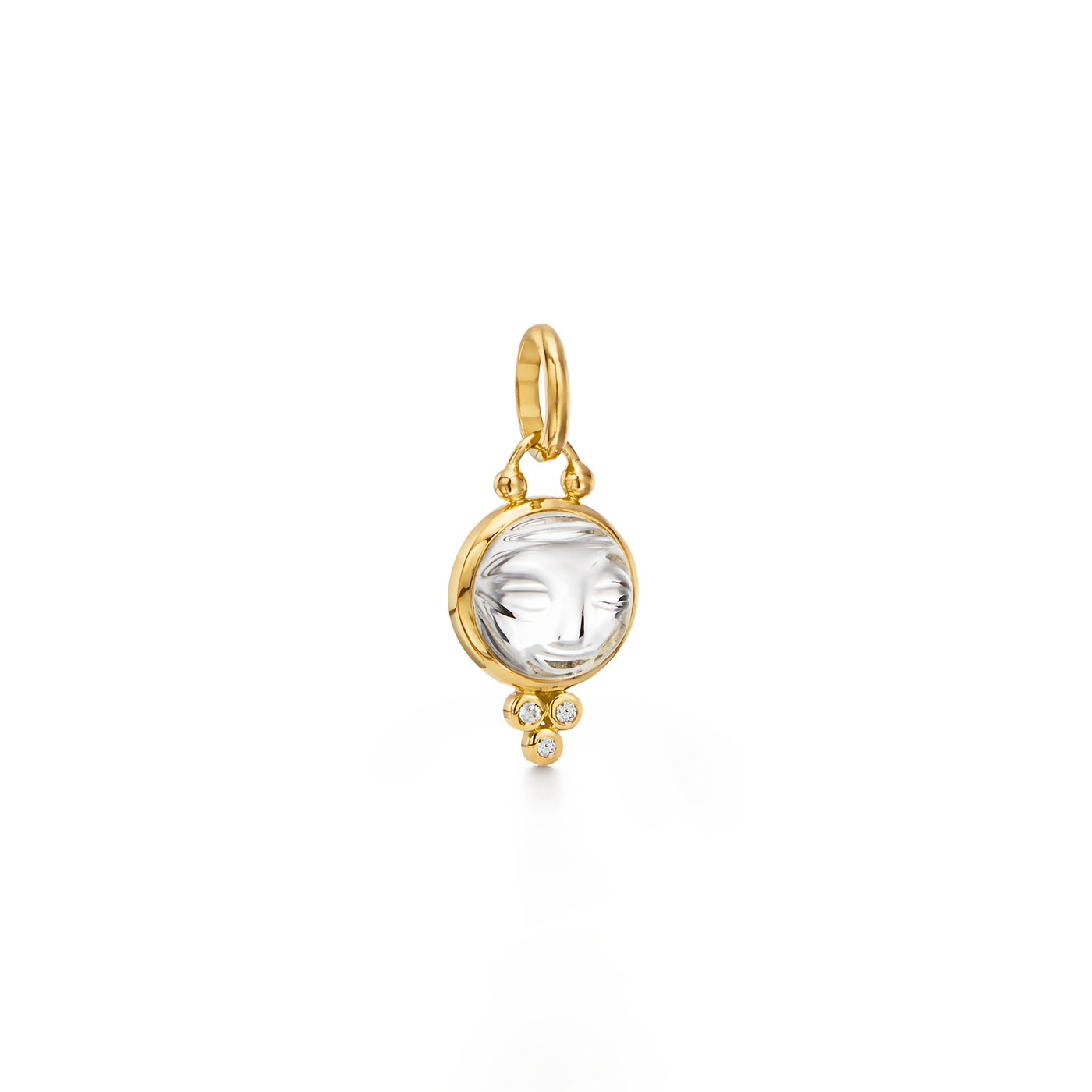 Temple St. Clair 18k Moonface Pendant 